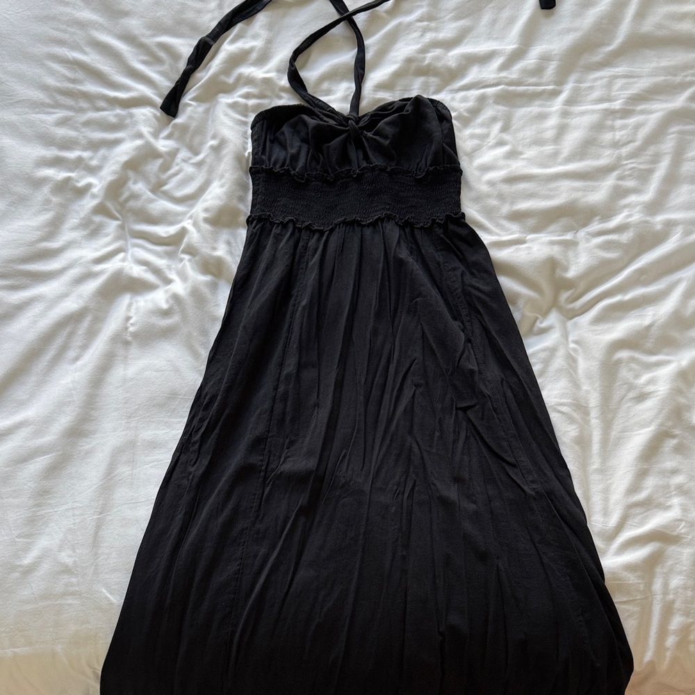 Old Navy- Black Halter Dress